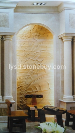 石材背景墻 自然質(zhì)感與現(xiàn)代設(shè)計的完美融合